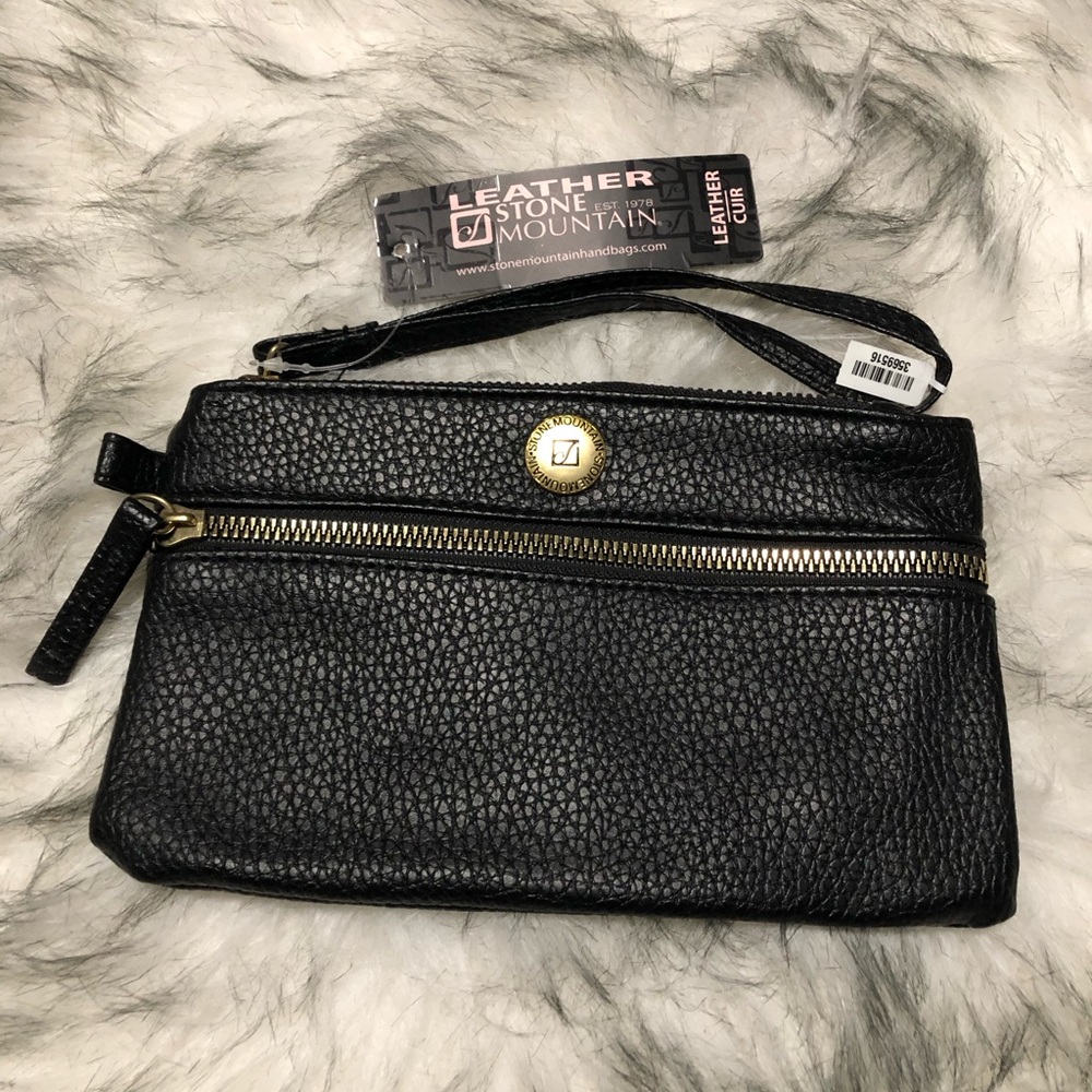 Stone Mountain Leather Wristlet Brand New w/Tags